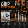 12-Piece Magnetic Impact Screwdriver Bit Set