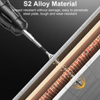 12-Piece Magnetic Impact Screwdriver Bit Set