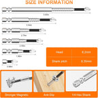 12-Piece Magnetic Impact Screwdriver Bit Set